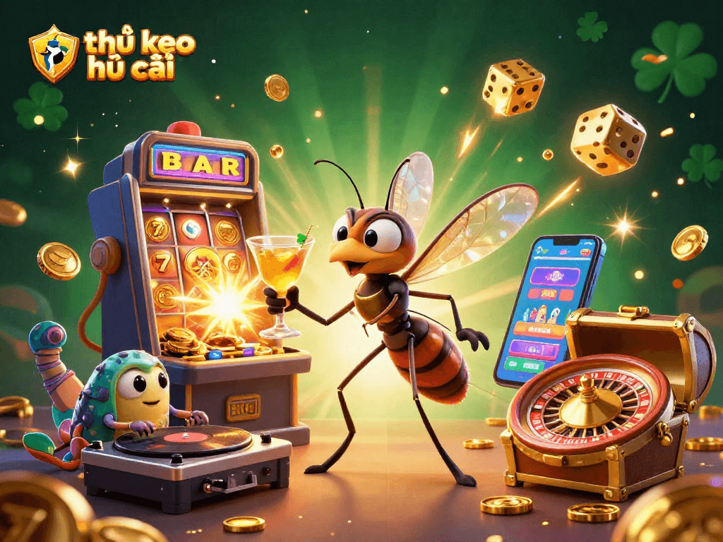 Experience the thrill of tỷ lệ kèo nhà cái with a vibrant 3D casino scene featuring dynamic characters and rich game elements.
