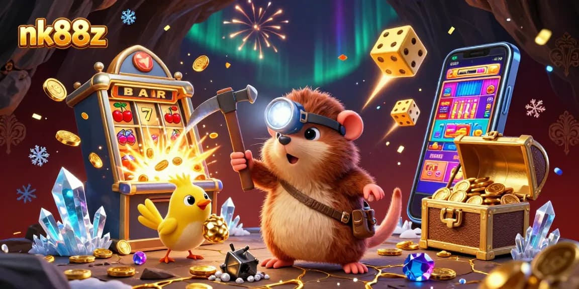 nk88z gamers experience the thrill of a vibrant jackpot explosion with dynamic casino elements.