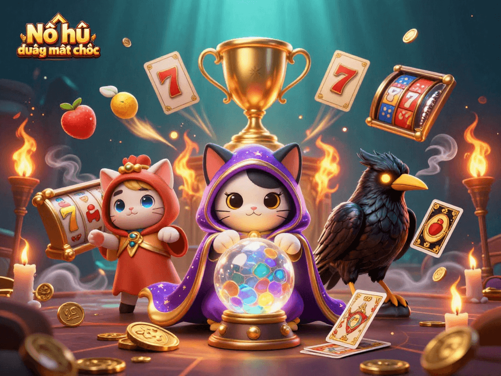 Nổ hũ đường mạt chược game features vibrant characters and exciting slot elements.