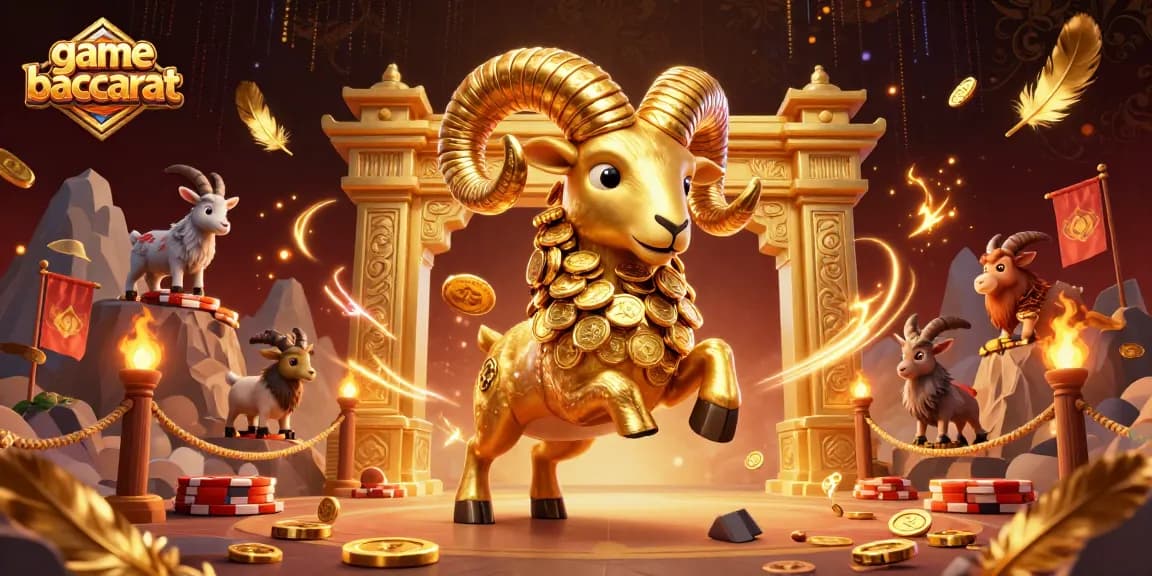 Experience the excitement of the game baccarat with a dynamic, vibrant 3D scene full of energy and visuals.