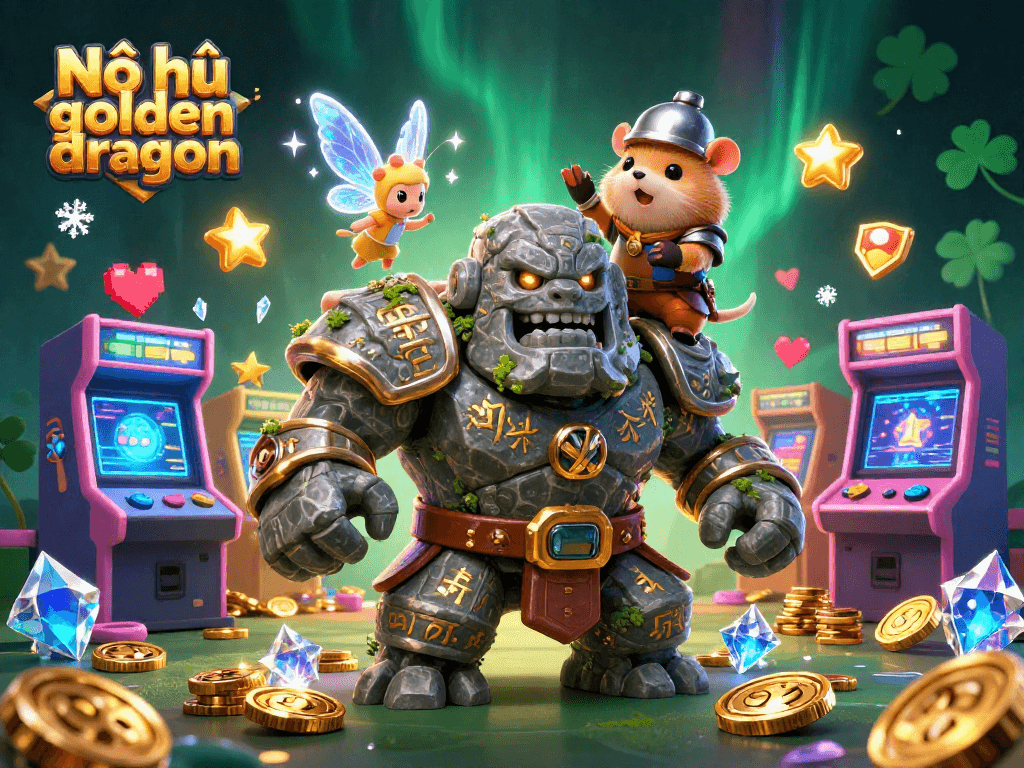 Engage in the exciting Nổ hũ golden dragon slot experience with magic and adventure.