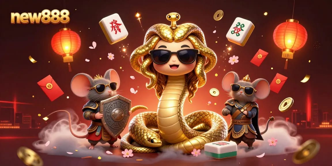 Play exciting games at new888 with lively characters and vibrant casino elements.