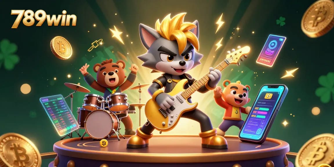 Experience thrilling gaming at 789win with a dazzling display of animated casino excitement.