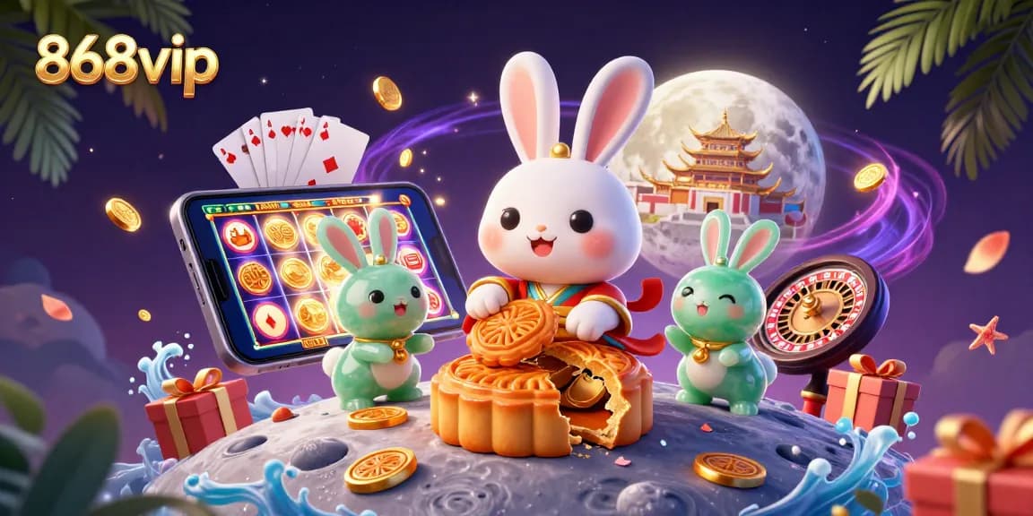Engage with thrilling casino experiences at 868vip, featuring vibrant elements like poker chips and slot games.
