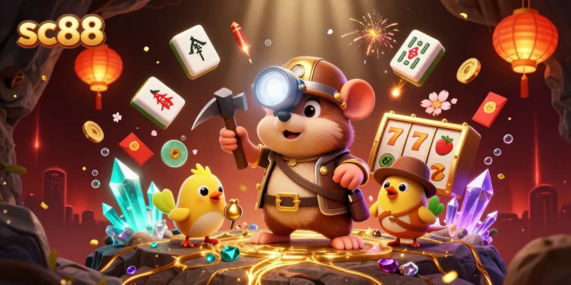 Experience thrilling wins with the sc88 treasure hunter mole and vibrant casino elements.