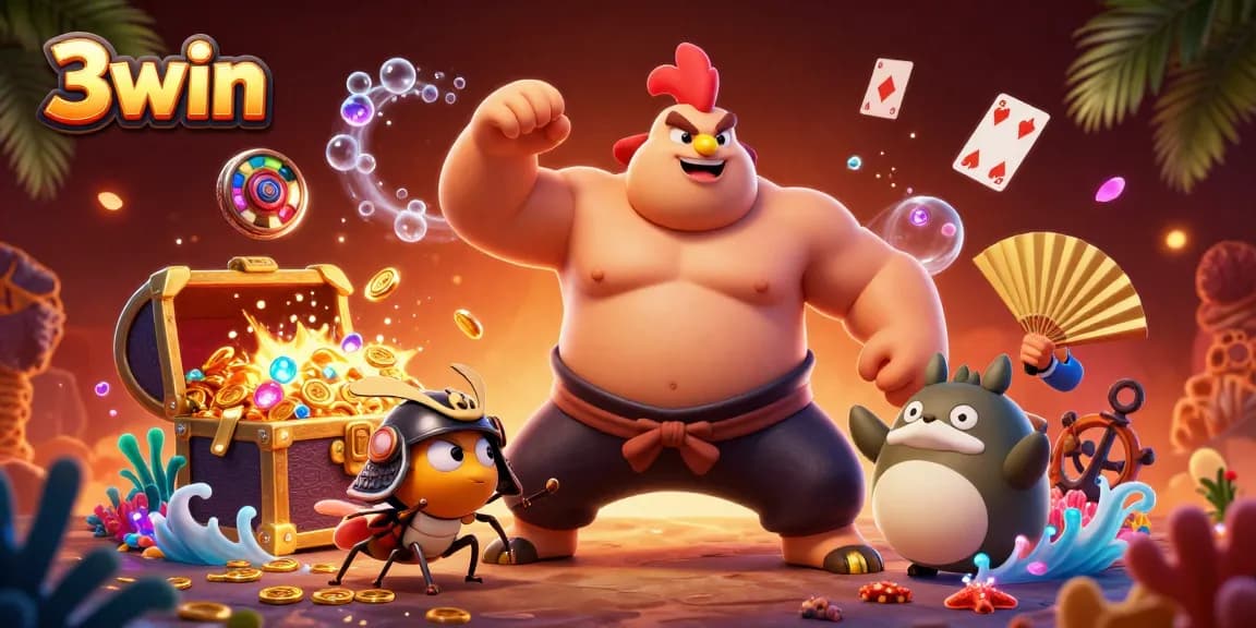 Engage with 3win's thrilling casino adventure featuring powerful characters and dynamic game elements.