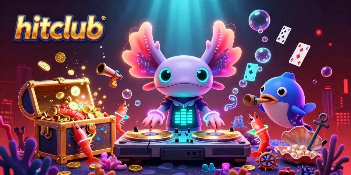 Experience hitclub's vibrant gaming atmosphere with our dynamic underwater DJ scene.