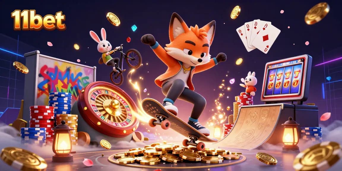 Experience exhilarating gameplay at 11bet with vibrant casino action and thrilling characters!