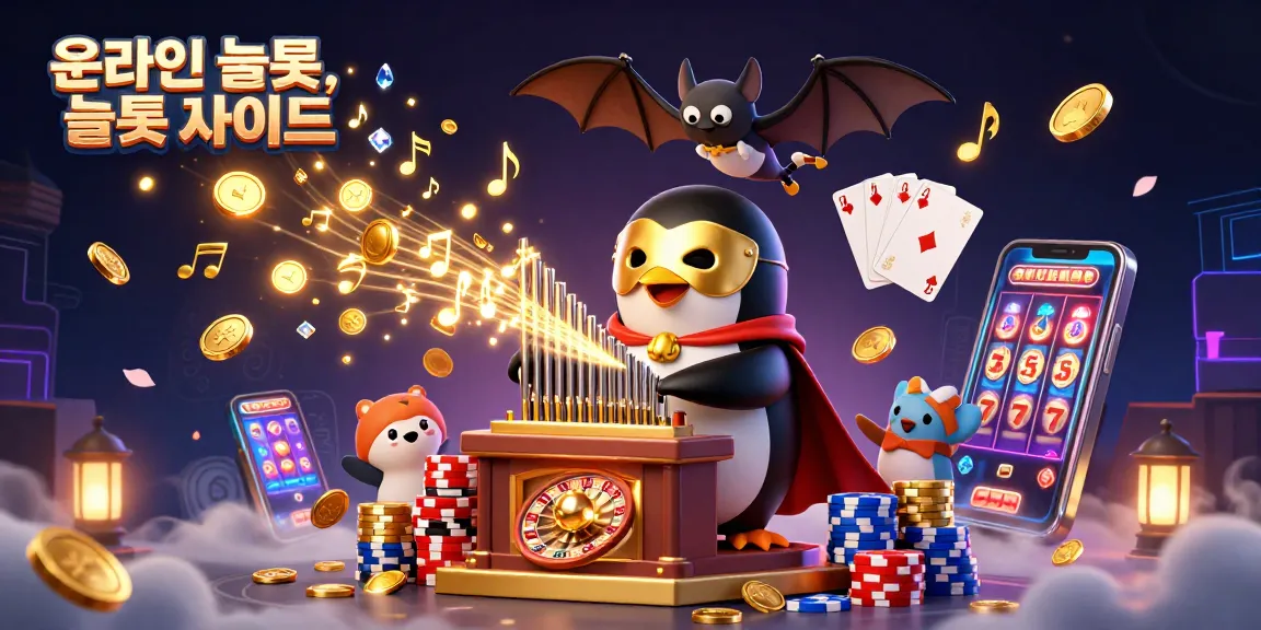 Engage in thrilling online slots and casino experiences with a vibrant 3D illustration of gaming action.