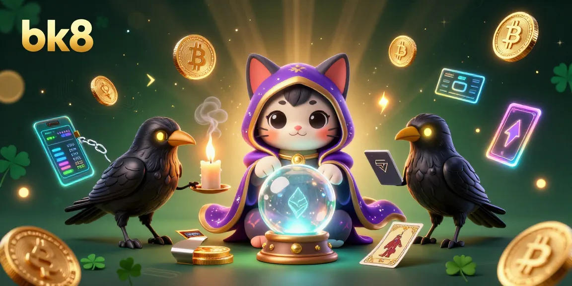 Experience thrilling adventures at bk8 with a vibrant casino scene featuring mystical characters.