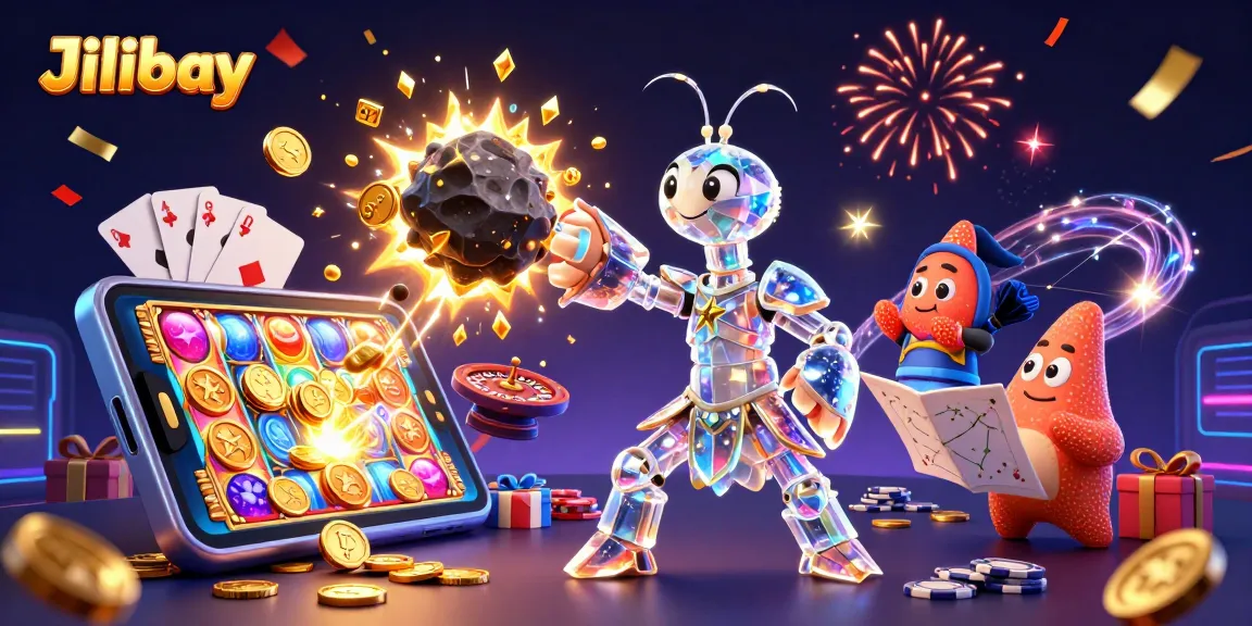 Jilibay showcases a thrilling gaming atmosphere with vibrant elements and interactive characters.