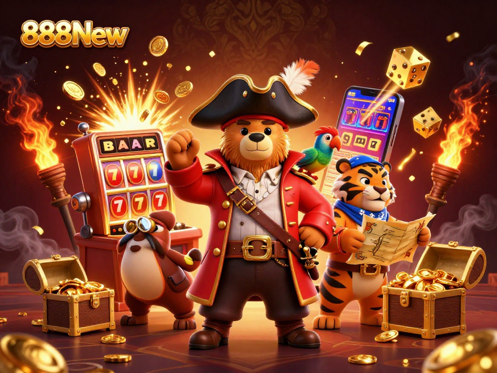 Spin and win at 888New with a treasure chest of excitement and rewards!