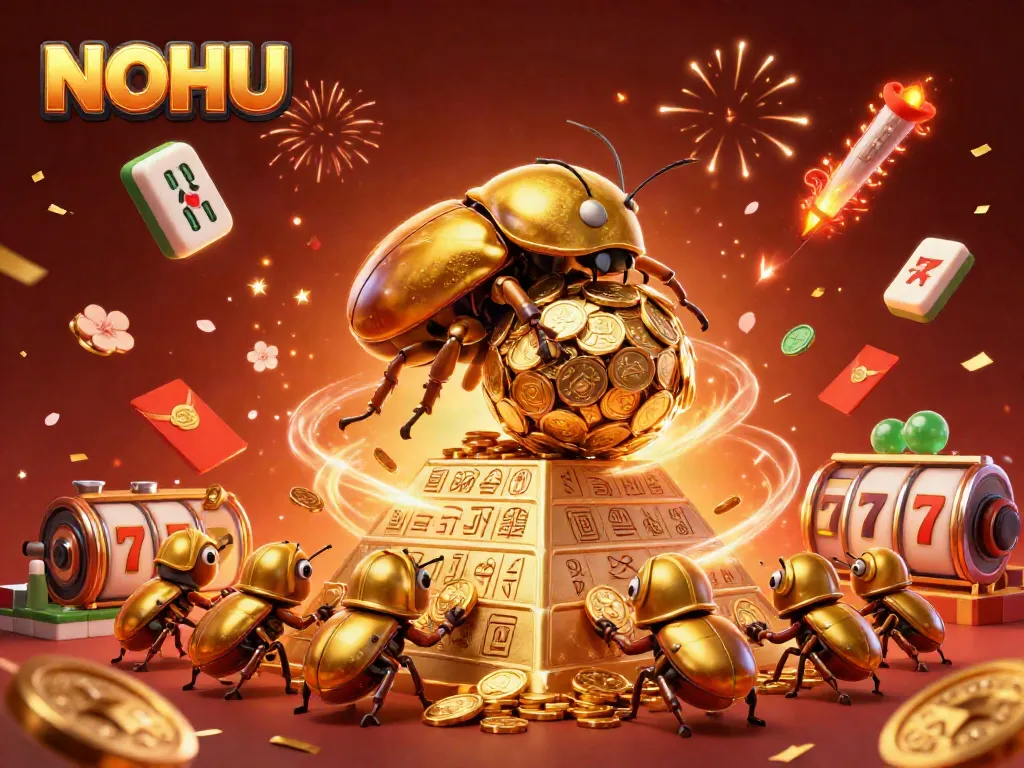 Experience thrilling jackpot excitement with NOHU at this vibrant casino scene.