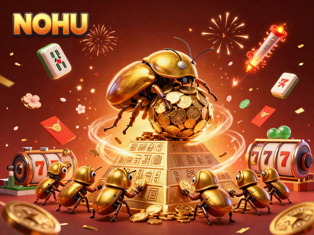 Experience thrilling jackpot excitement with NOHU at this vibrant casino scene.