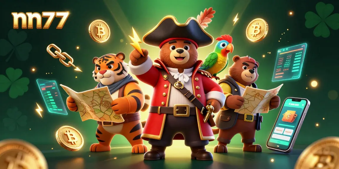 Winning with nn777: Experience vibrant casino excitement in an illustrated scene.