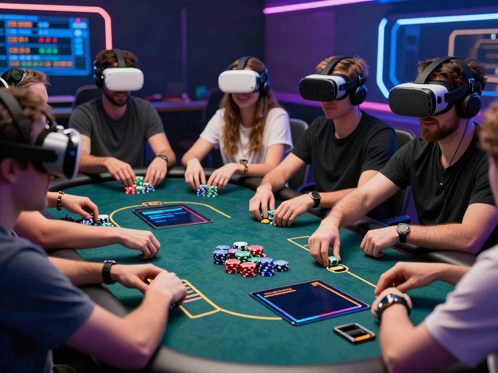 Players enjoying vin88 online casino with vibrant atmosphere and advanced technology.