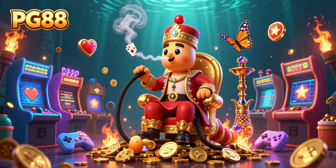 Experience thrilling gaming action at PG88 with the vibrant atmosphere and rich details alive in the casino scene.