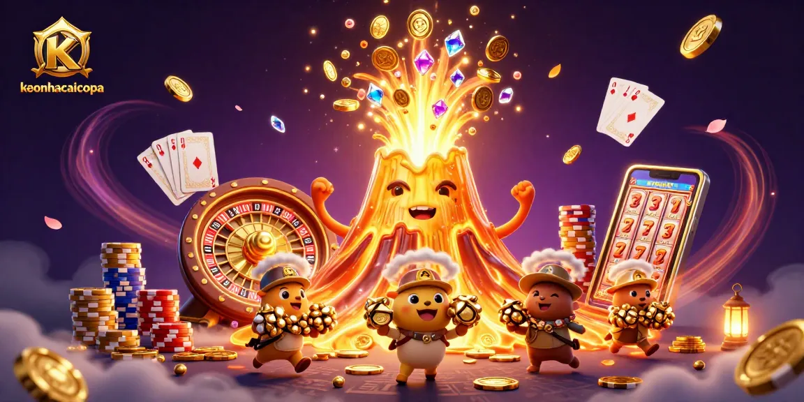 Engage in thrilling treasure quests with keonhacaicopa's vibrant casino adventure scene.
