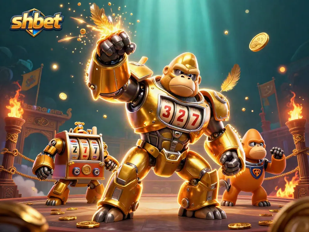 Experience thrilling gameplay with shbet illustrated in a dynamic casino scene.