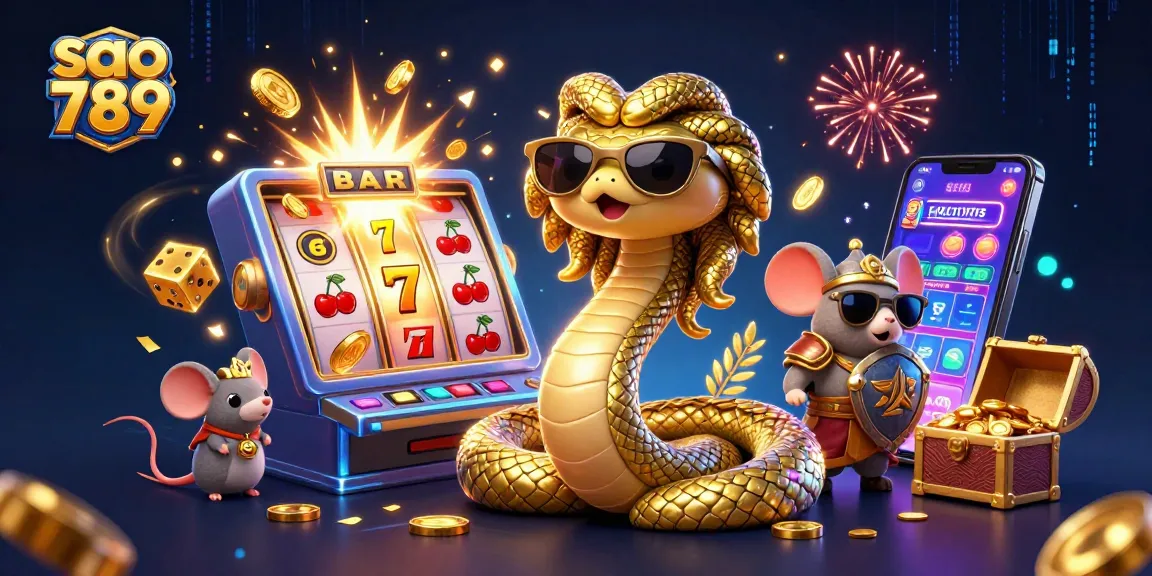 Experience exciting gameplay at sao 789 with an illustration of vibrant casino elements and characters.