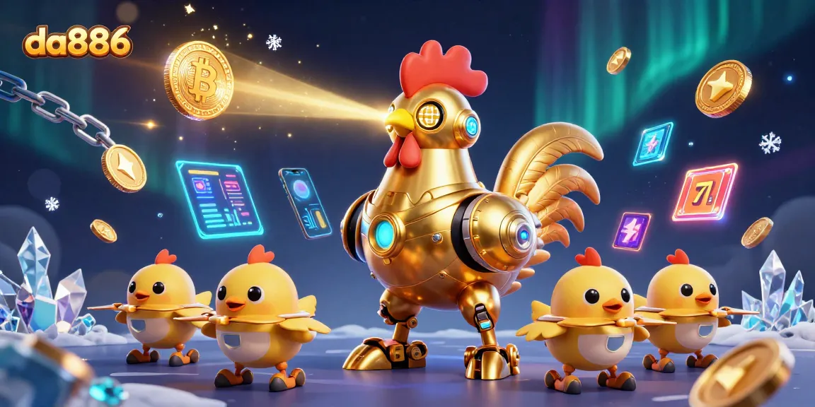 Engage with da886 in this vibrant 3D casino illustration showcasing exciting gaming elements.