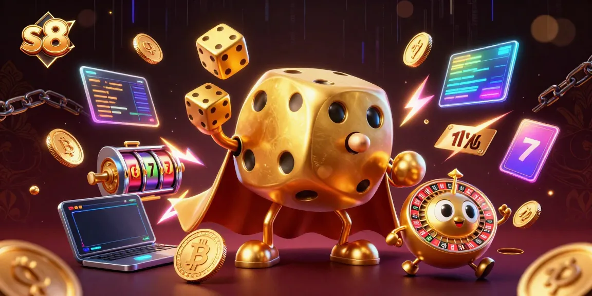 Experience thrilling gameplay at S8 casino with vibrant 3D characters and dynamic slot elements.