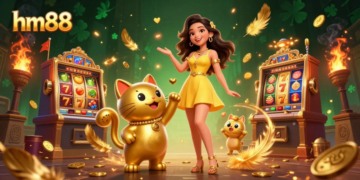 Experience the excitement of hm88 online casino with vibrant slot machines and cheerful interactions.