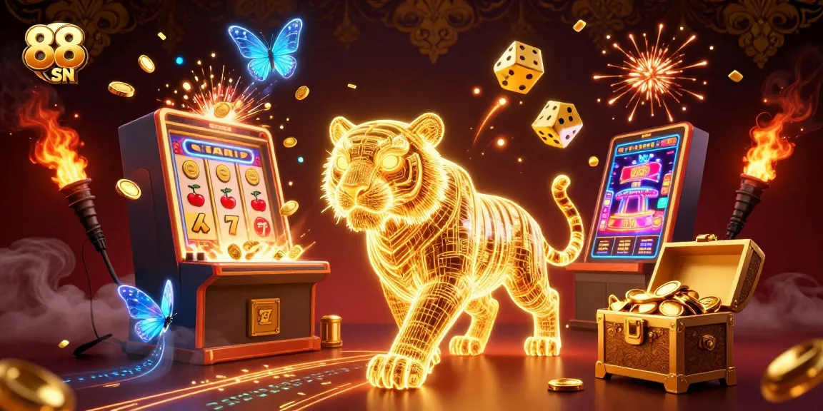 Experience thrilling jackpots at 88 SN casino with enchanting colors and exciting games.