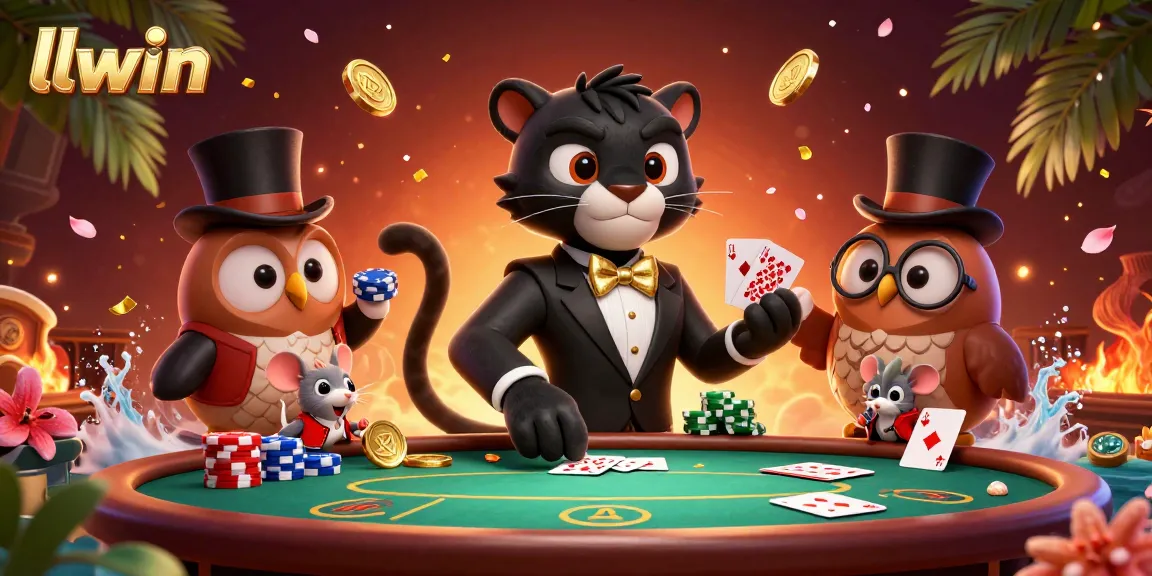 Engage with llwin and experience thrilling card games in this vibrant casino scene.