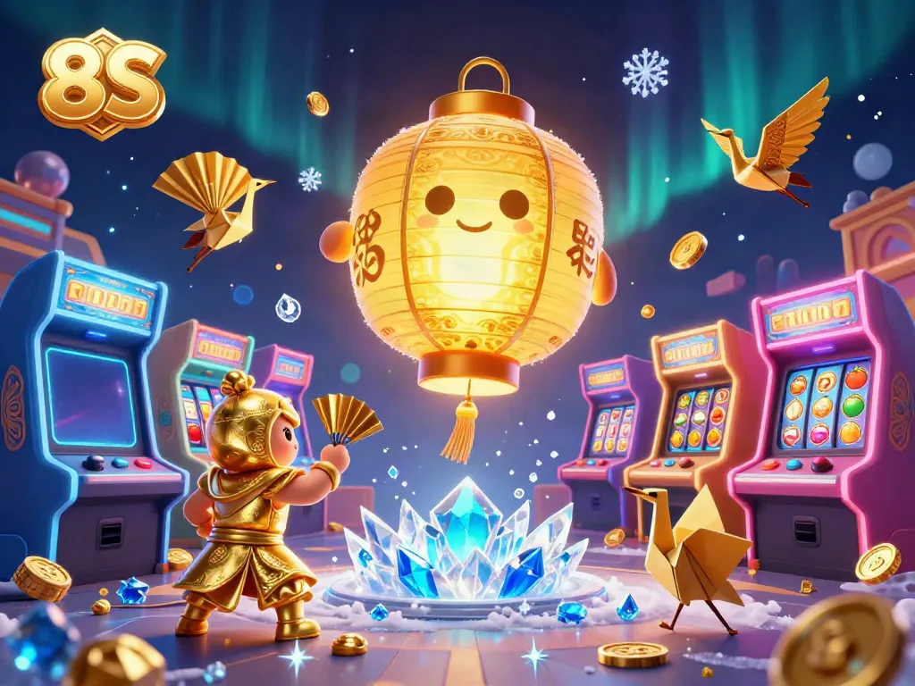 Experience thrilling jackpots and vibrant gaming visuals at 8S casino night.