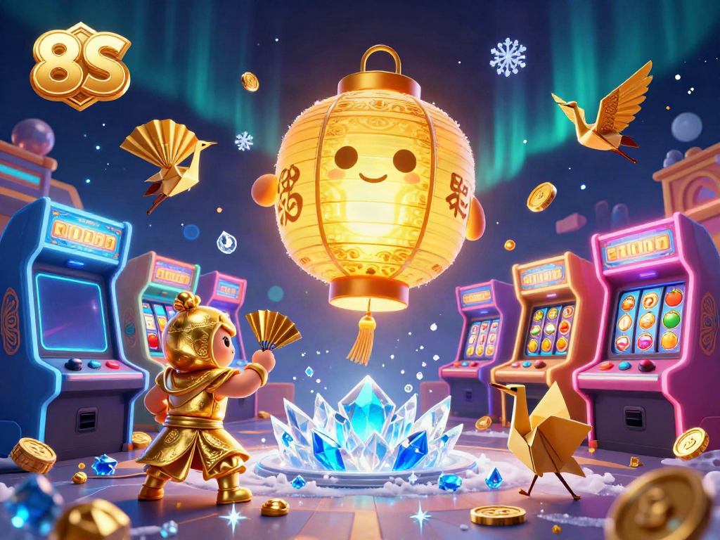 Experience thrilling jackpots and vibrant gaming visuals at 8S casino night.