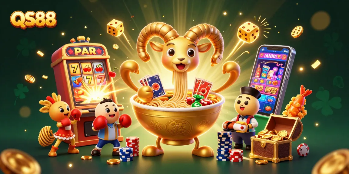 Experience the fun and excitement of QS88 with dynamic characters and rich casino elements!