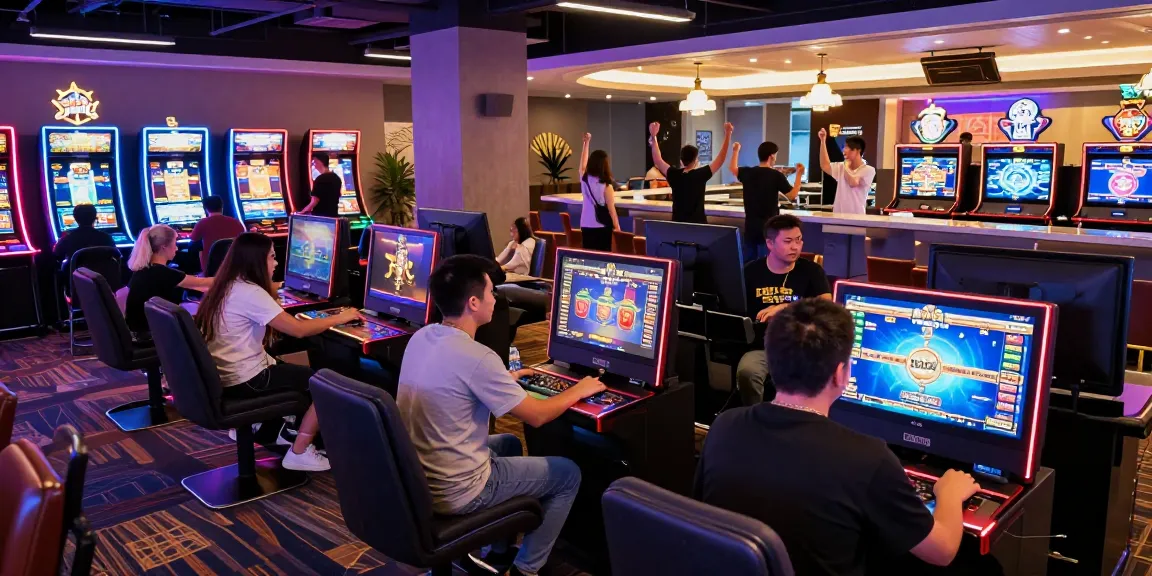 Exciting gaming atmosphere at 78wind.com with players enjoying interactive online games.