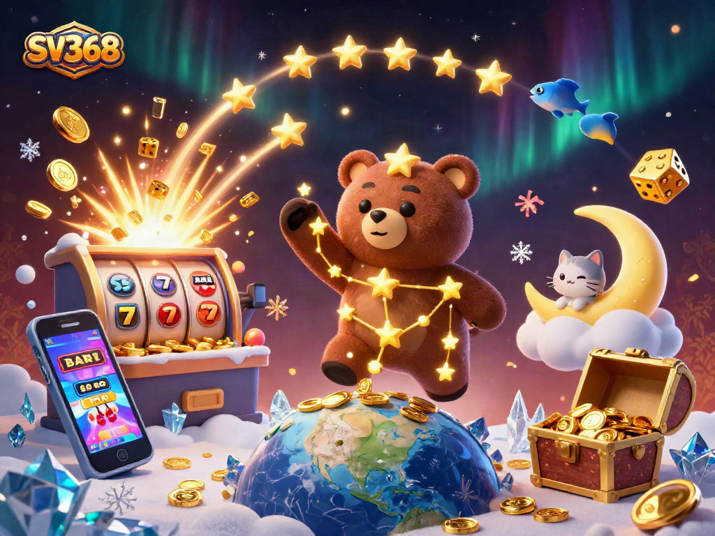 Experience thrilling wins at SV368 with vibrant 3D casino elements and enchanting characters.