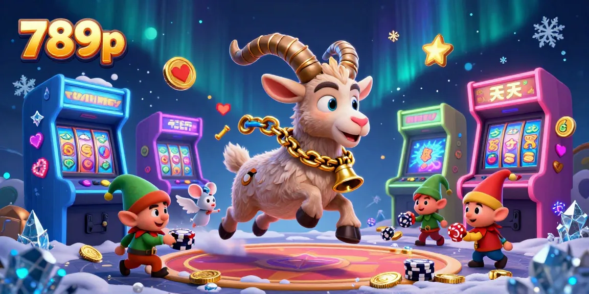 Engage in an exciting gaming adventure at 789p casino, with vibrant characters and lively slot machines.