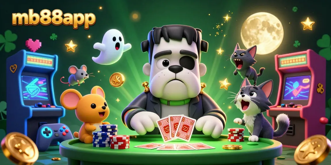 Experience thrilling gameplay with mb88app in this vibrant casino illustration.