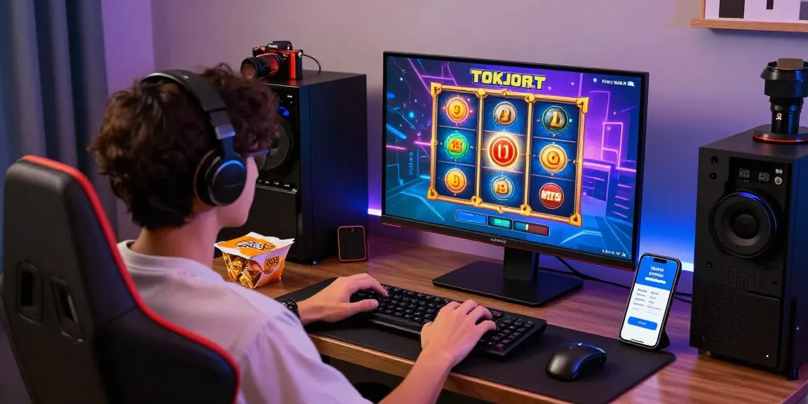 Engaging online gaming setup showcasing depo pulsa 10k tanpa potongan for seamless deposits.