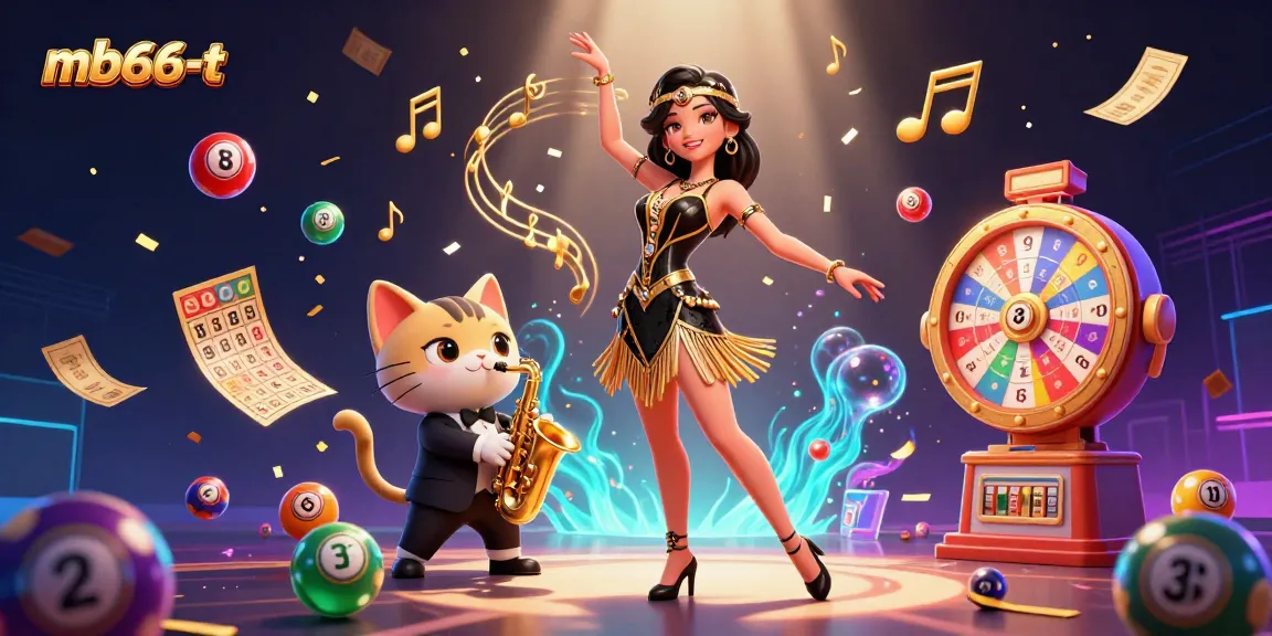 Experience thrilling gameplay with mb66-t in a vibrant casino-themed illustration.