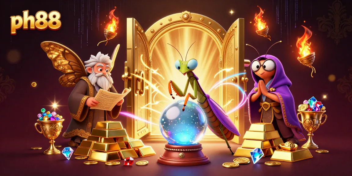 Catch the excitement at ph88 with a magical scene featuring fortune tellers and treasures in detailed 3D art.