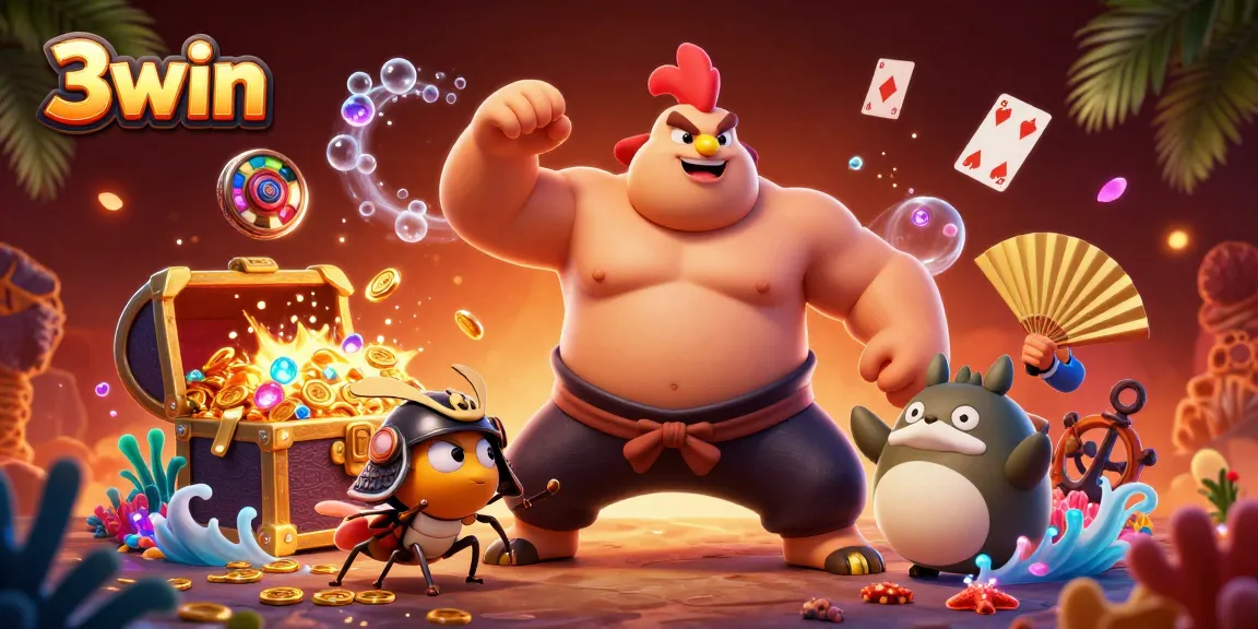 Engage with 3win's thrilling casino adventure featuring powerful characters and dynamic game elements.
