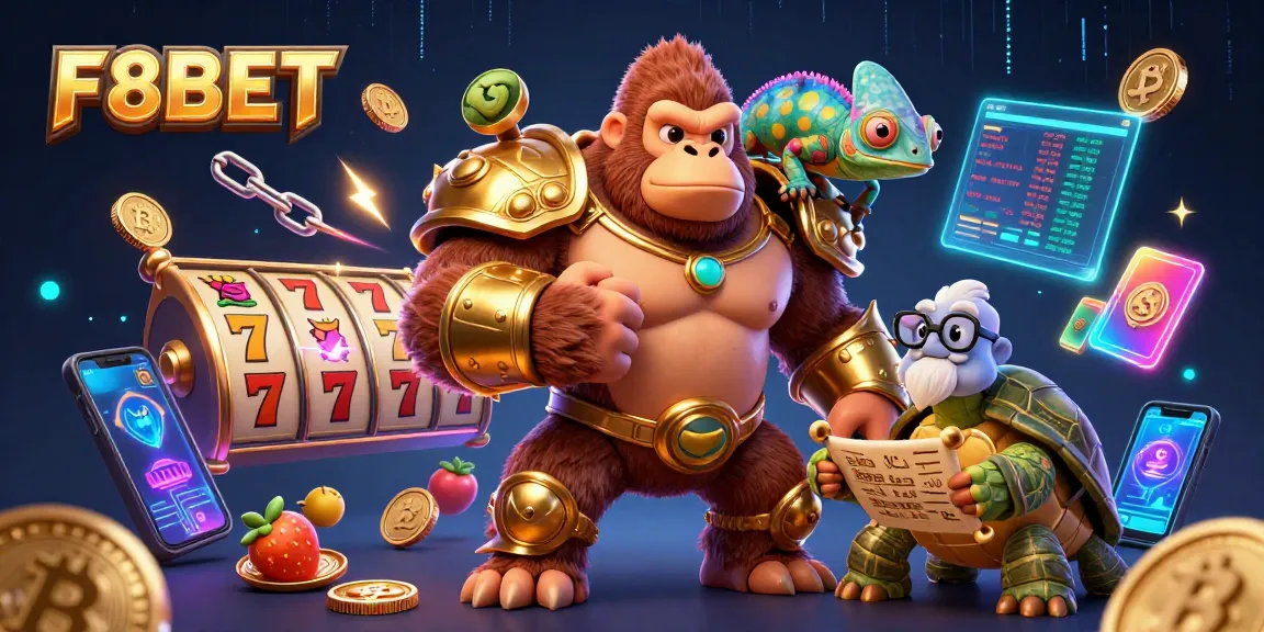 Experience excitement at F8BET with vibrant casino elements and captivating characters.