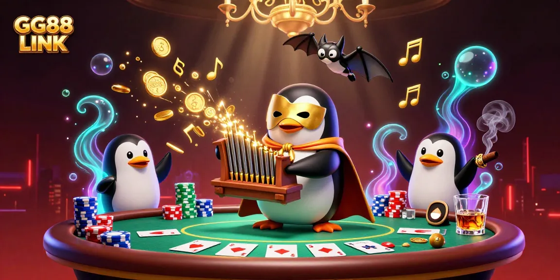 Experience GG88 LINK with a lively 3D illustration of gaming action and vibrant colors.