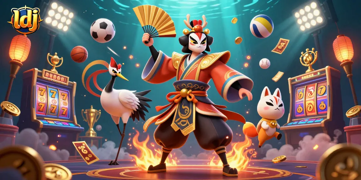 Experience immersive gaming at ldj with vibrant characters and dynamic casino elements