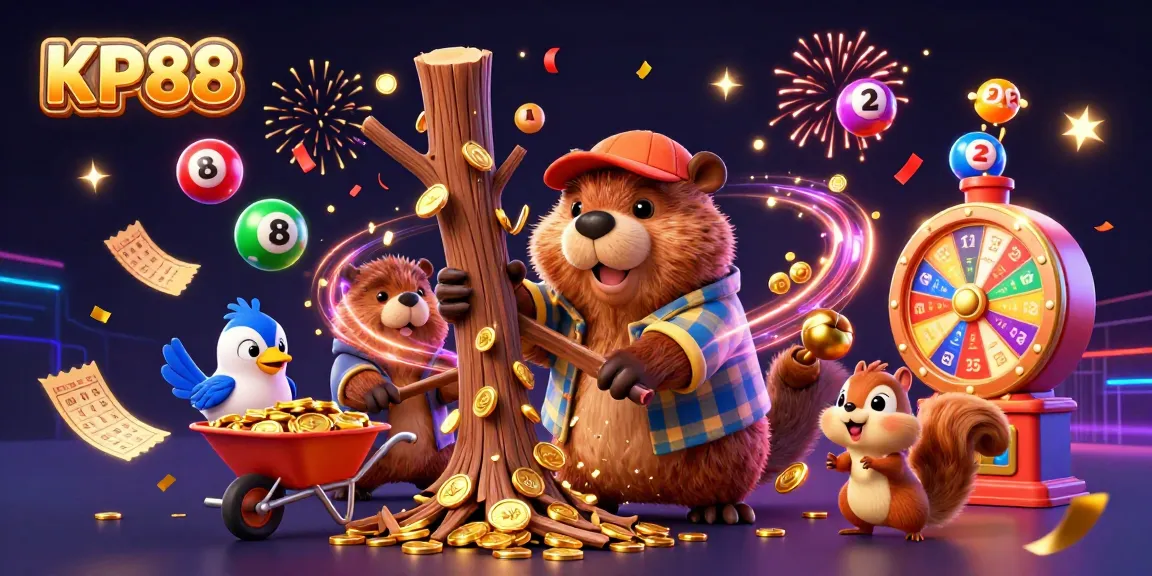 Experience exciting gameplay at KP88 with vibrant scenes showcasing dynamic lottery elements and colorful characters.