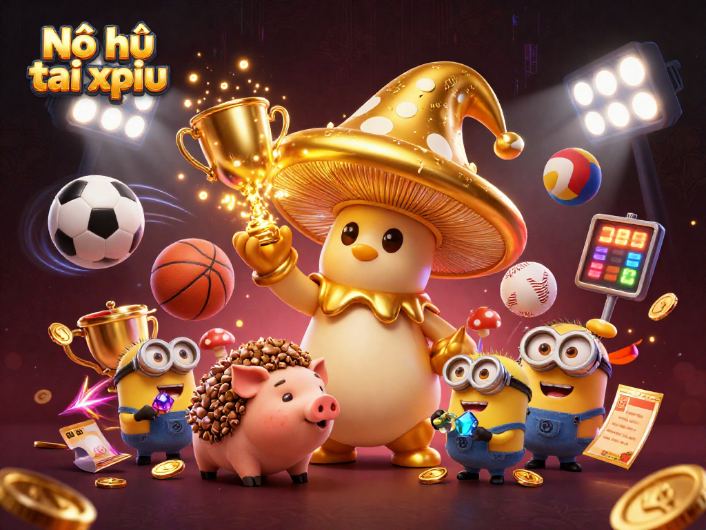Players immerse themselves in Nổ hũ tài xỉu with vibrant graphics and dynamic gold elements.