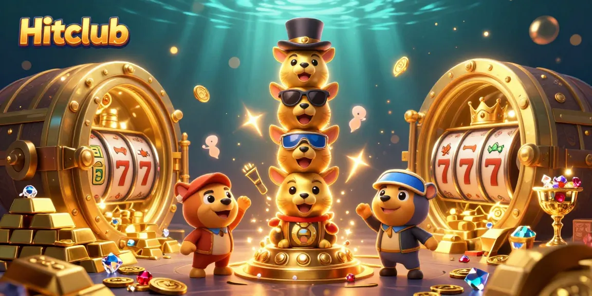 Join the action at Hitclub while uncovering treasures with vibrant casino elements!