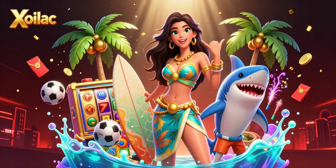 Xoilac offers exciting betting action with sports elements and captivating visuals in a dynamic digital scene.