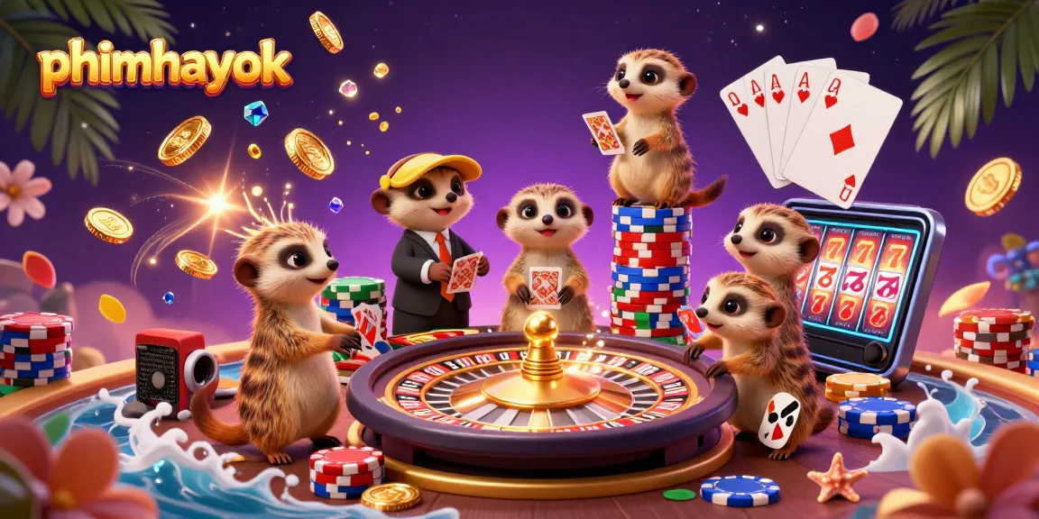 Experience the thrilling casino adventures at phimhayok with charming meerkat characters in action.
