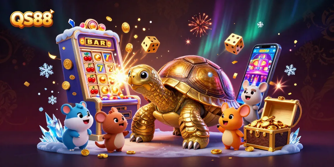 Engage with thrilling slots at QS88, featuring a dazzling 3D jackpot explosion and vibrant casino games.