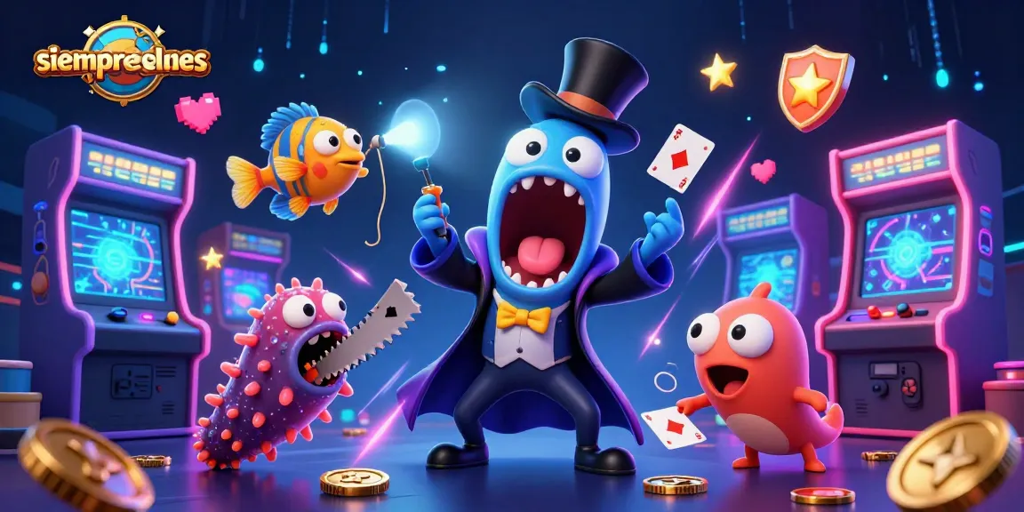 siempreeslunes showcases a magical undersea casino scene with vibrant characters and exciting gaming elements.